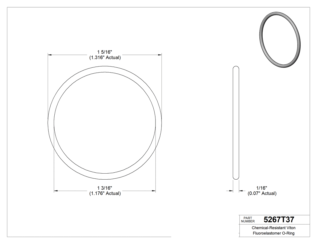 Technical drawing - 5267T37